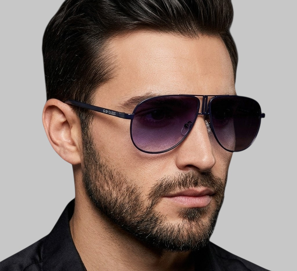 Blue Gradient Pilot Men's Sunglasses
Item No. GG2148 91X 61