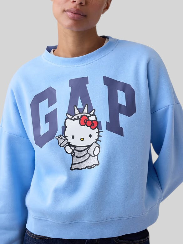 Gap Oversized Wedge Crewneck Sweatshirt,1174939