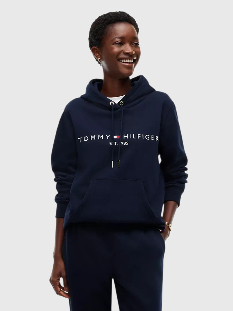 TOMMY HILFIGER  Logo Fleece Hoodie,XW06072-DW5