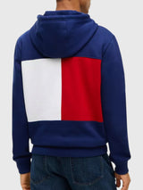 TOMMY HILFIGER Back Flag Colorblock Hoodie,XM08871-C7G