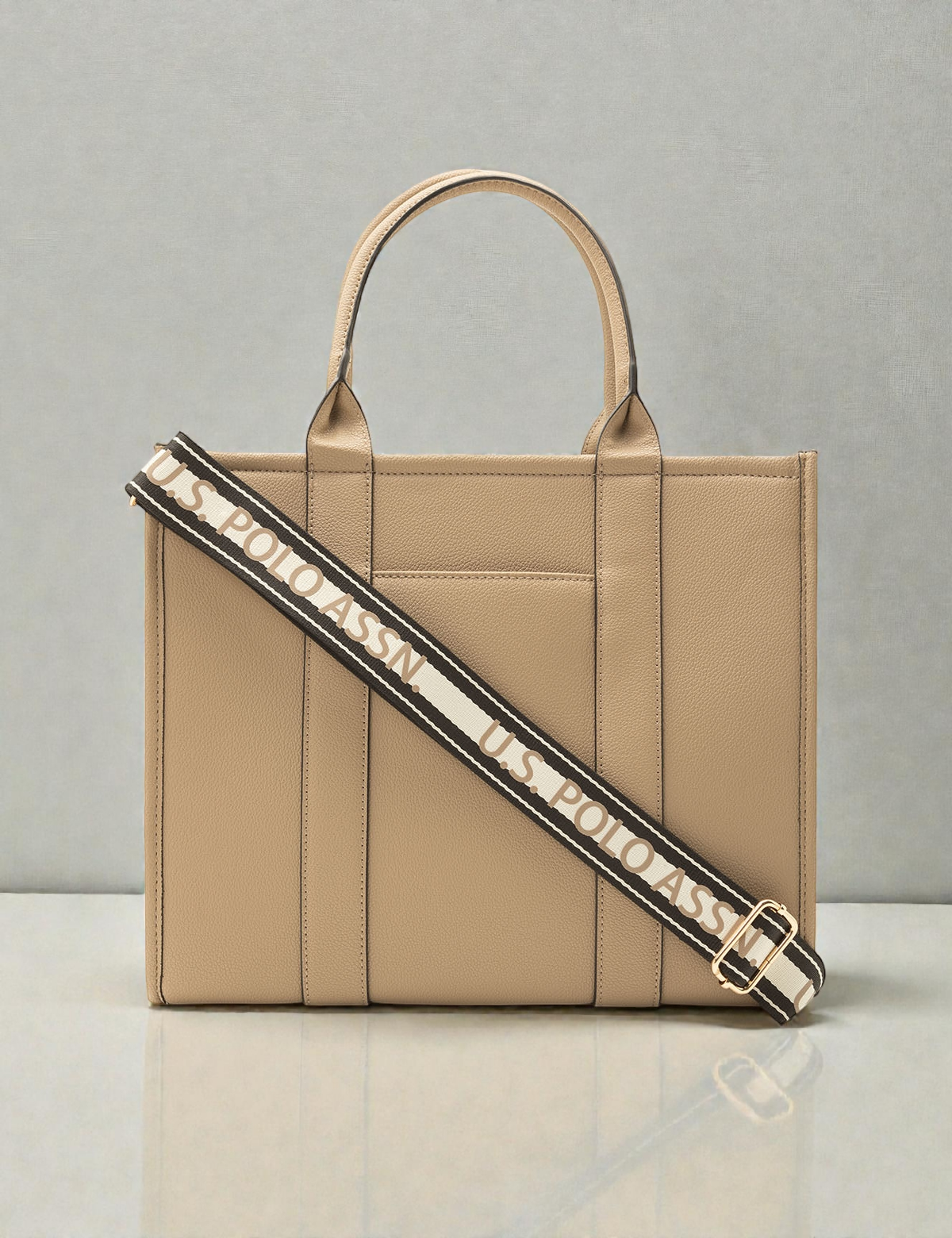 USPA BOX TOTE WITH CROSSBODY STRAP 27A279-AA00A