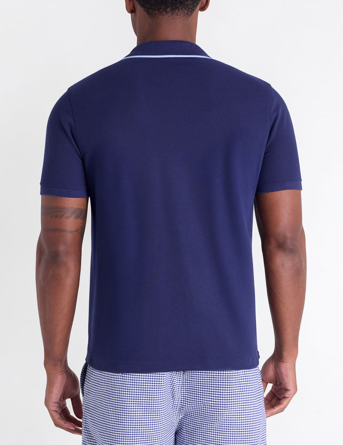 Immediate JOHNNY COLLAR PIQUE POLO SHIRT WITH RIB BAND ,11P0178-4H00A
