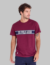 USPA EMBOSSED LOGO JERSEY T-SHIRT