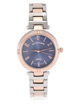 LADIES TWO TONE SILVER AND GOLD LINK WATCH,USC40723UO-0000A