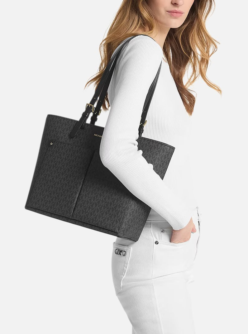 Michael Kors Jet Set Logo Pocket Tote Bag,35F3GTVT3B