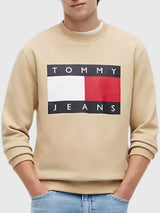 TOMMY HILFIGER Jeans Big Flag Logo Sweatshirt,DM22643-MBM