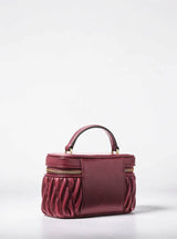 Michael Kors Vivi Small Plaid Print Wool Blend Vanity Crossbody Bag,35F6SVFC5U