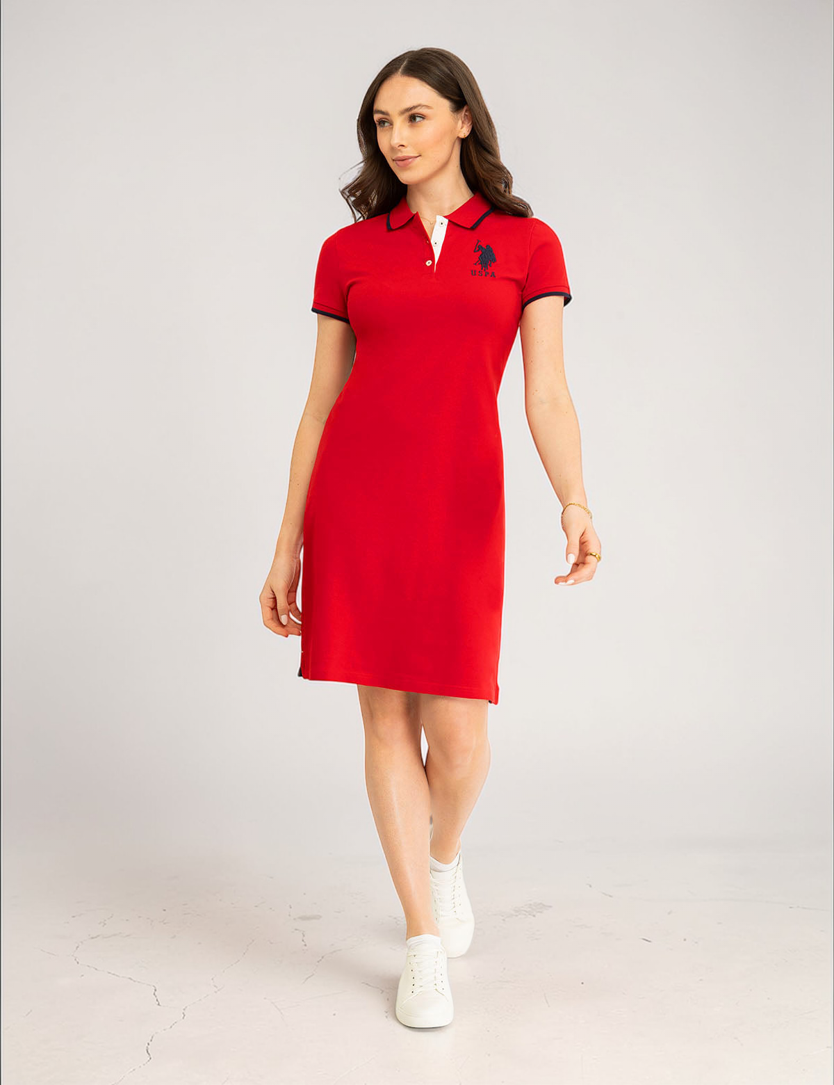 U.S Polo TRIPLE CROWN POLO DRESS Serial 215928-ZH00A