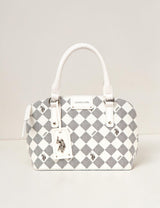 DIAMOND SIGNATURE DOME BAG WITH CROSSBODY STRAP,27A177-AA00A