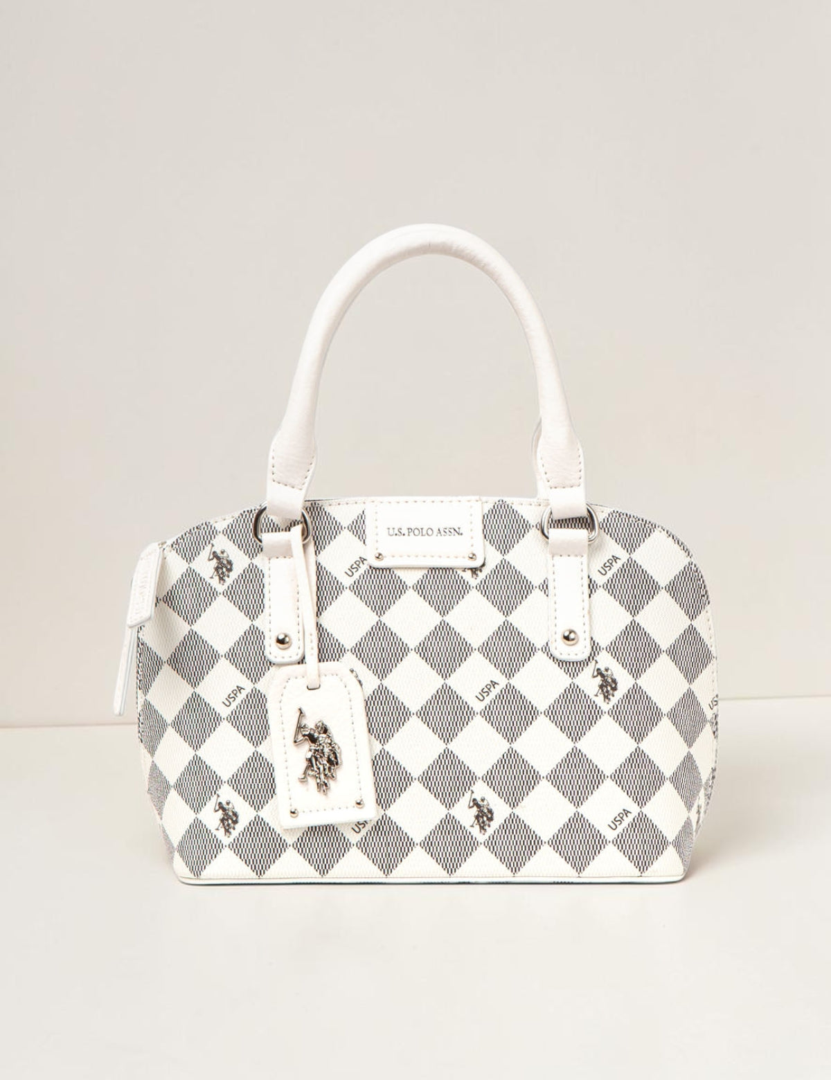 DIAMOND SIGNATURE DOME BAG WITH CROSSBODY STRAP,27A177-AA00A