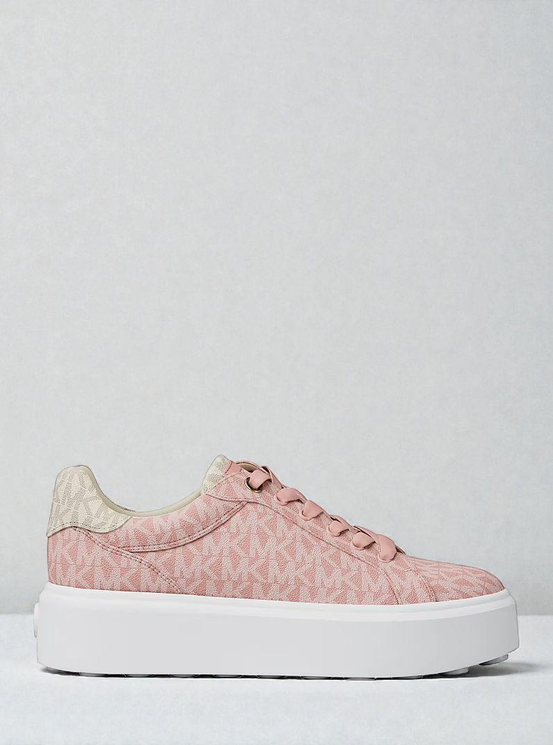 M.k Romey Two-Tone Logo Platform Sneaker