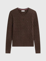 TOMMY HILFIGER Cable Knit Cardigan,XW07848-HIN