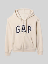 Gap Relaxed Gap Logo Zip Hoodie,627454