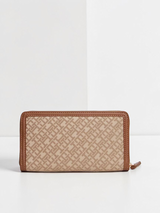 Immediate Tommy Hilfiger Monogram Jacquard Zip Wallet XW04739-0F4