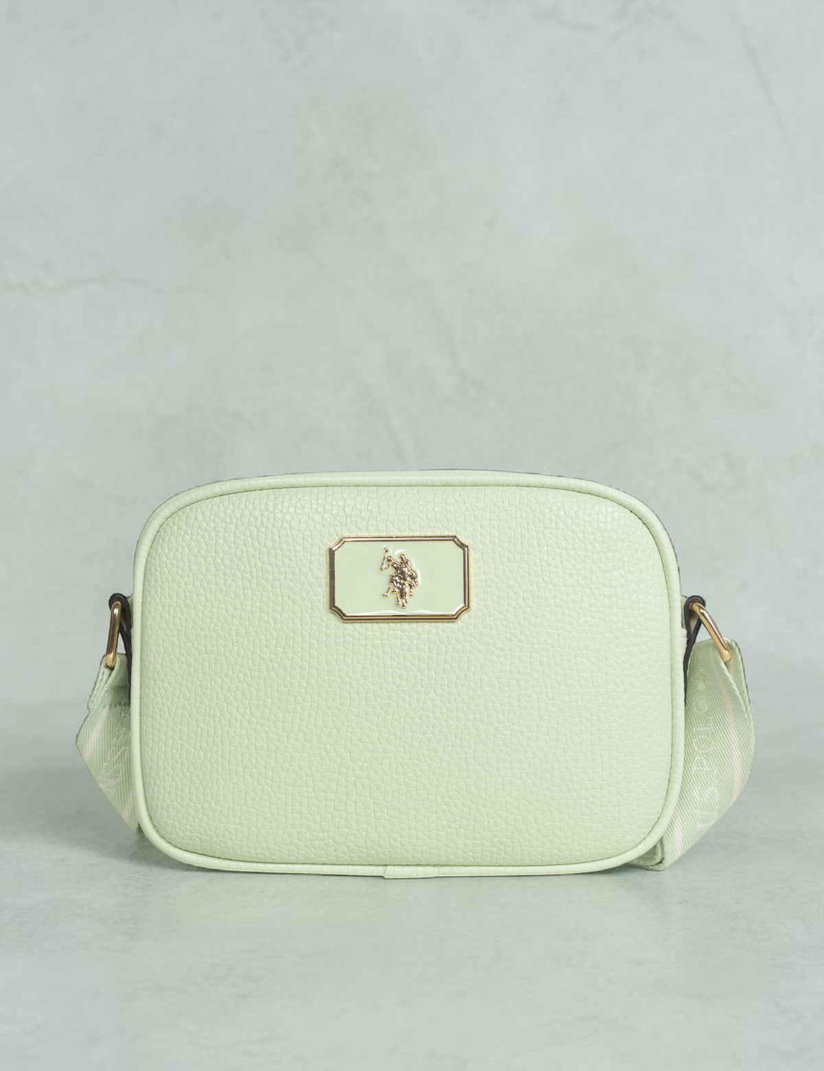 ENAMEL PLATE CLASSIC ZIP CROSSBODY BAG Serial 27V0087-AA00A