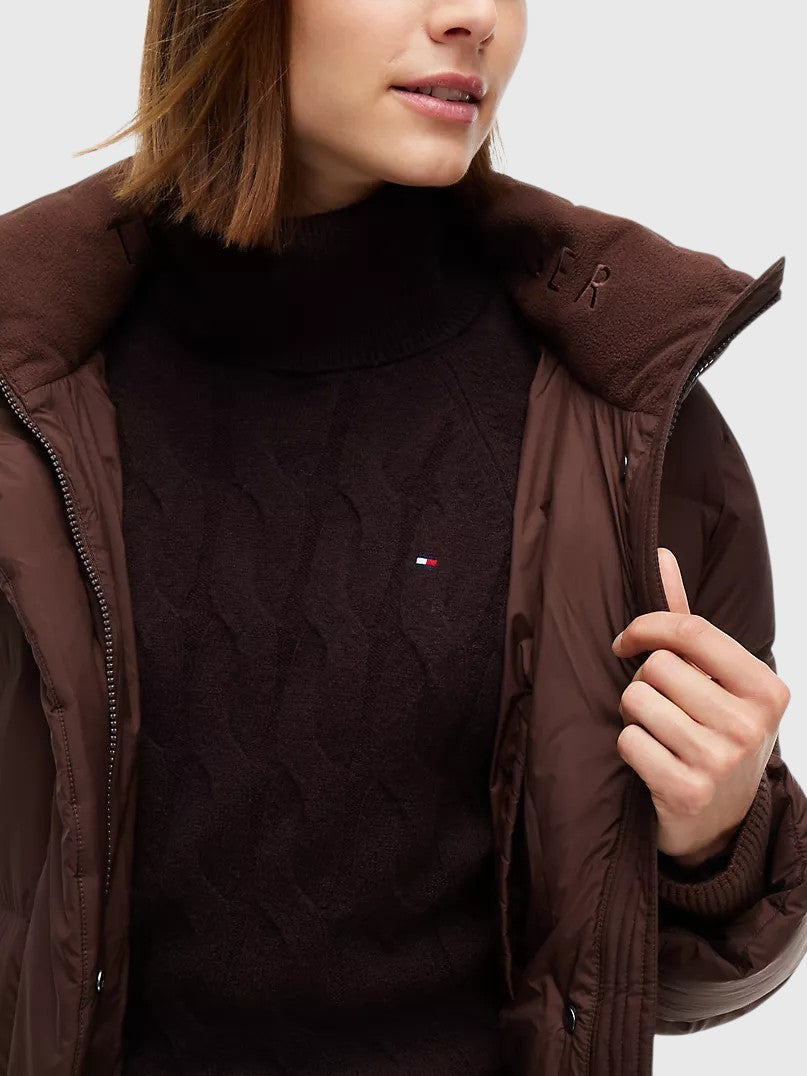 TOMMY HILFIGER Water-Repellent Down Maxi Puffer Coat,WW51548-GT3