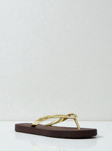 M.k Signature Logo Flip Flops