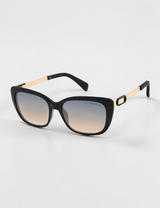 Immediate US Polo LADIES HERITAGE CAT-EYE MEDALLION SUNGLASSES Serial PA5172-0000A