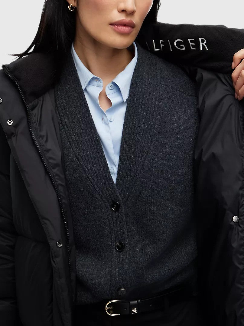 TOMMY HILFIGER Water-Repellent Down Maxi Puffer Coat,WW51548-GT3