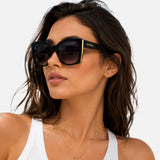 Guess Smoke Gradient Butterfly Ladies Sunglasses,GF00040