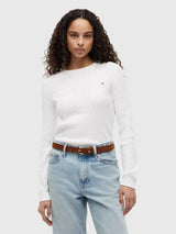 TOMMY HILFIGER Cable Knit Sweater,XW07179-DW5