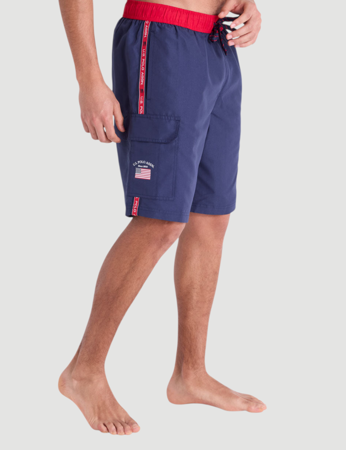 USA COLORBLOCK SWIM SHORTS