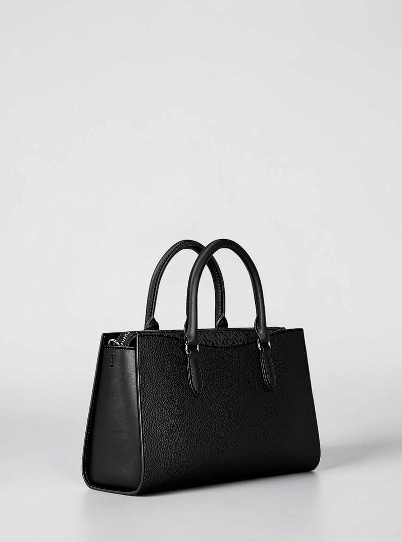 Michael Kors Arden  Signature Logo Top-Zip Satchel,35F6G4XS6S