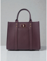 USPA BOX TOTE WITH CROSSBODY STRAP