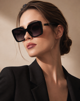 Immediate SCULPTED SQUARE GRADIENT SUNGLASSES,PA5127-0000A