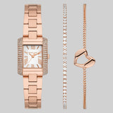 Emery Quartz Rose Gold Women's Watch,MK7512SET