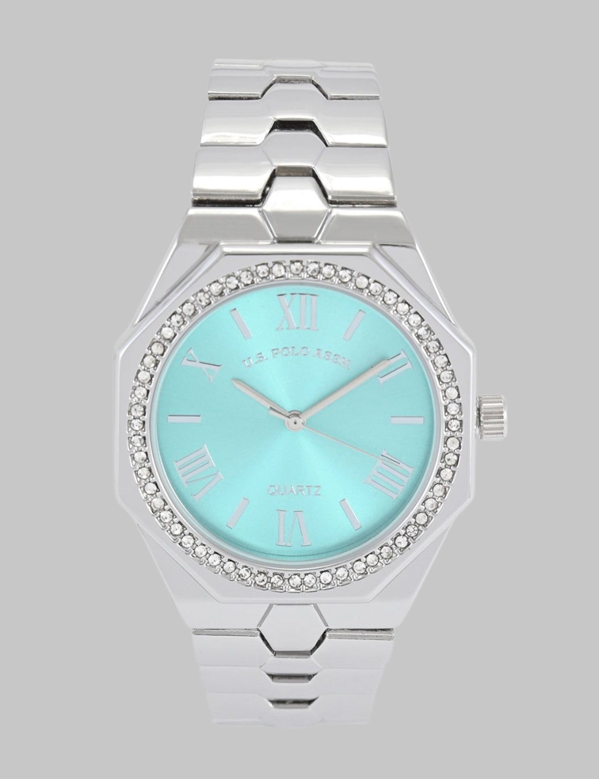 LADIES SILVER LINK WATCH WITH BLUE FACE
SKU: USC40655UO-0000A