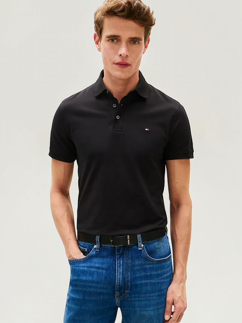 Tommy Smooth Cotton Polo T shirt
