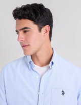 US polo SHORT SLEEVE STRETCH OXFORD SHIRT Serial 115876-YC00A