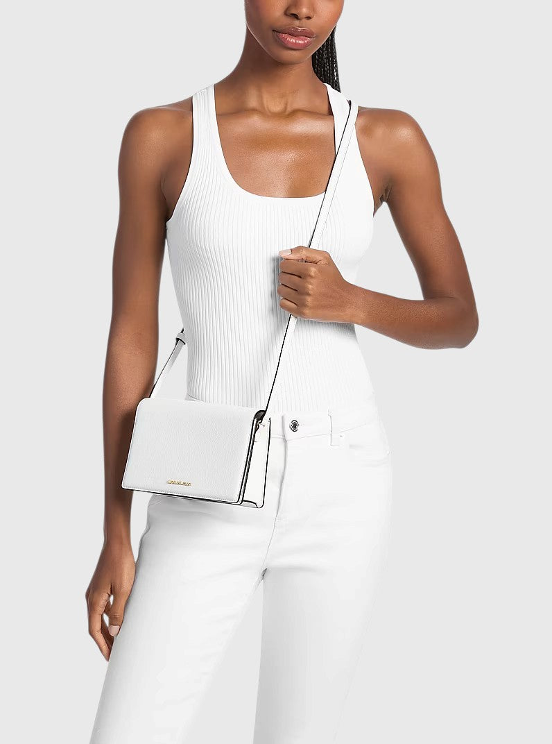 Michael Kors Marlowe Medium Leather Crossbody Bag,32S6G0ZC6L