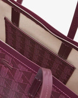 Large Zely Grained Tote & Pouch