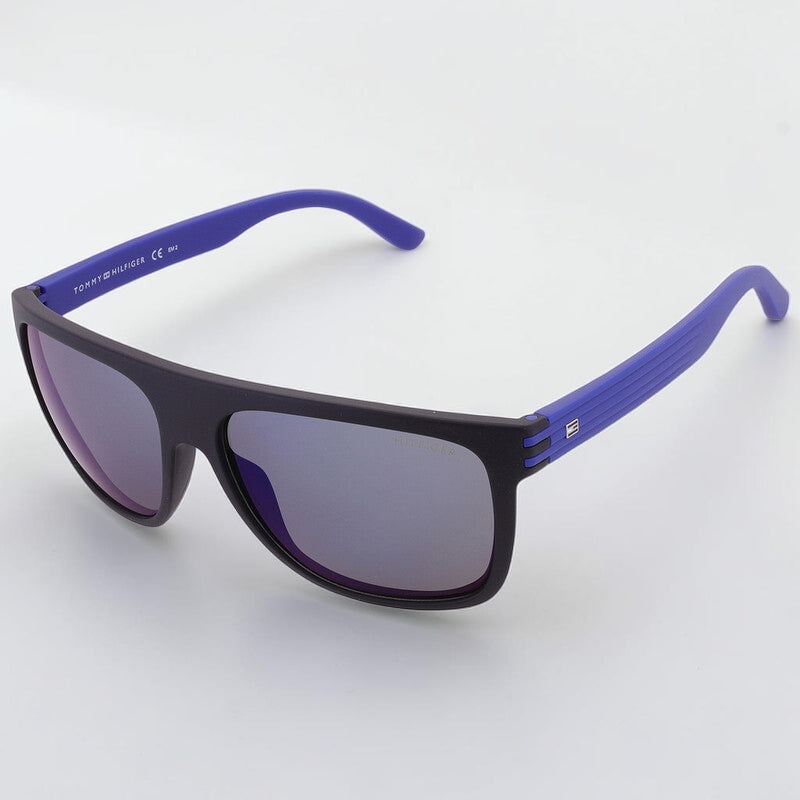 Tommy Hilfiger 
Grey Blue  Square Men's Sunglasses