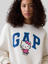 Gap Oversized Wedge Crewneck Sweatshirt,1174939