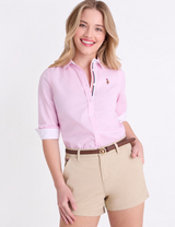LONG SLEEVE SOLID STRETCH OXFORD SHIRT 215859-YI00A