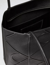 C.K Embossed Allover Emblem Logo Small Tote Bag 4F3197G